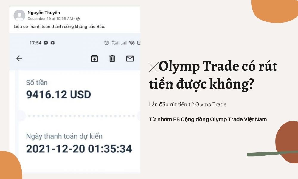 Olymp Trade có rút tiền được không và lý do