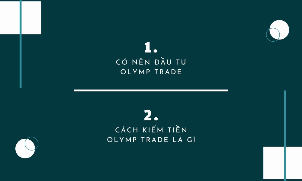 2 bước đầu tư Olymp Trade
